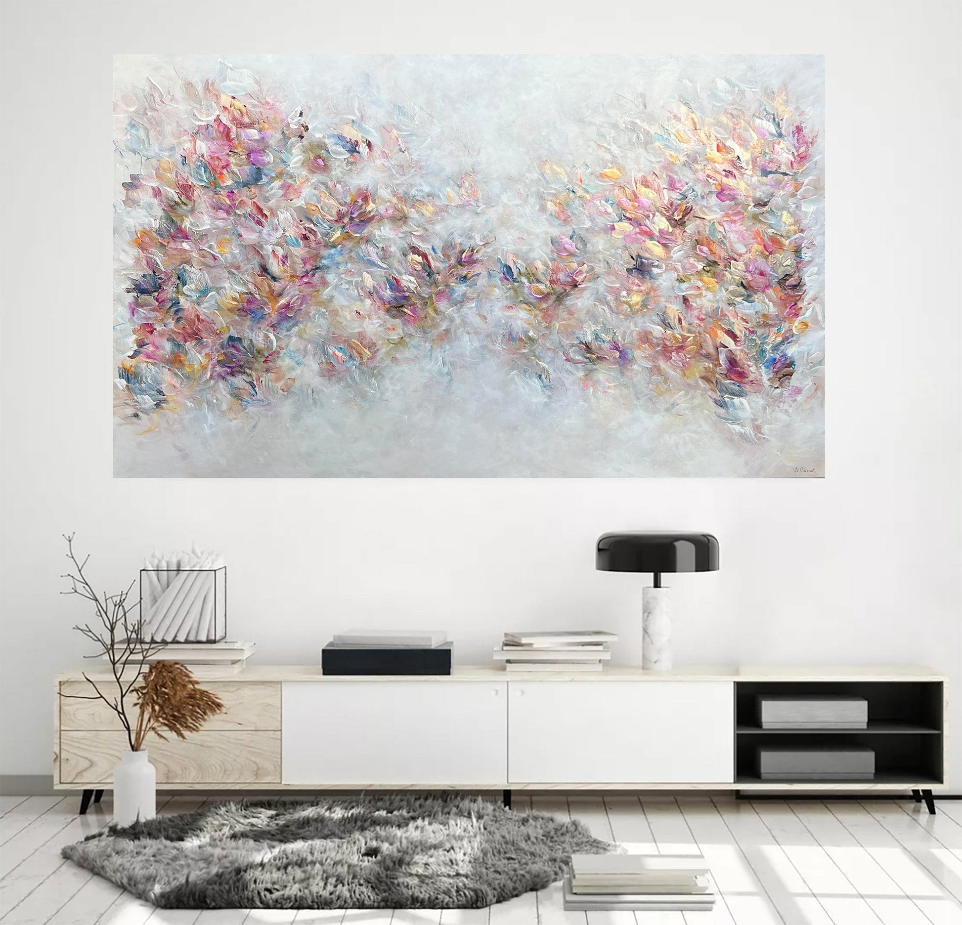 Vé Boisvert Oeuvre original - Peinture 36x60 Radiance In Bloom