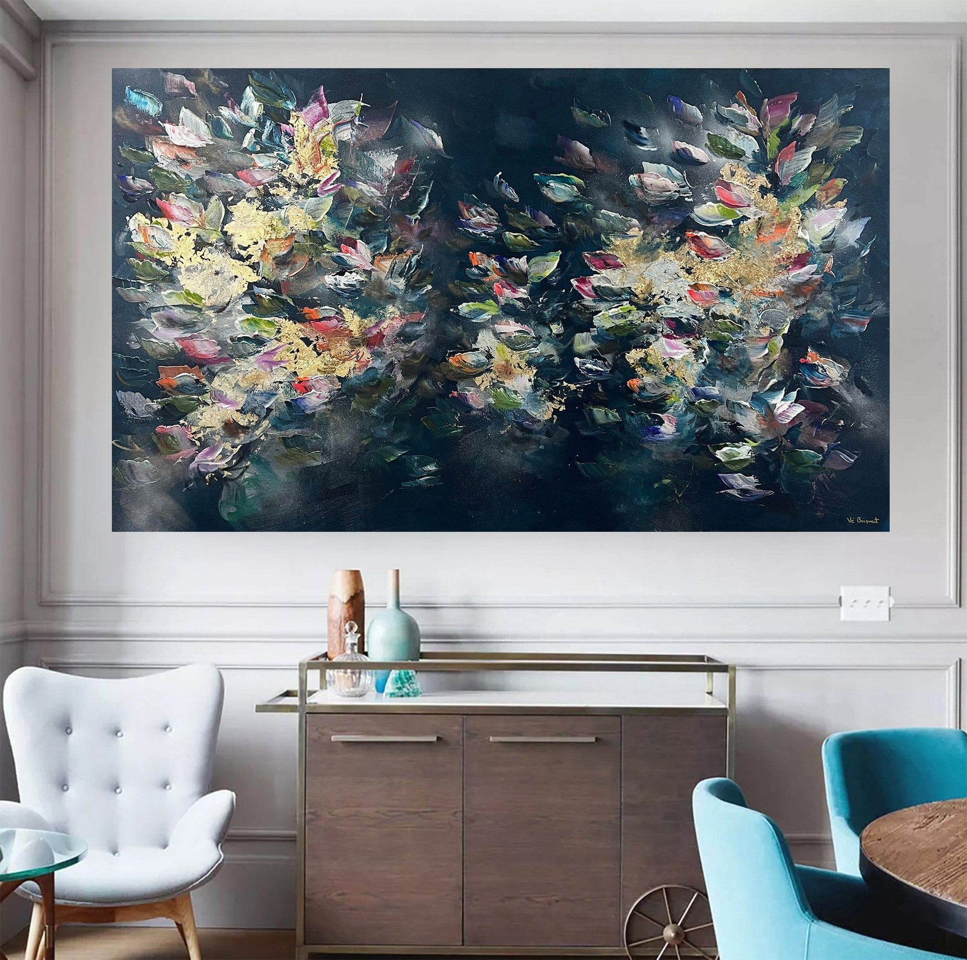 Vé Boisvert Oeuvre original - Peinture 36x60 Saying Yes to Life