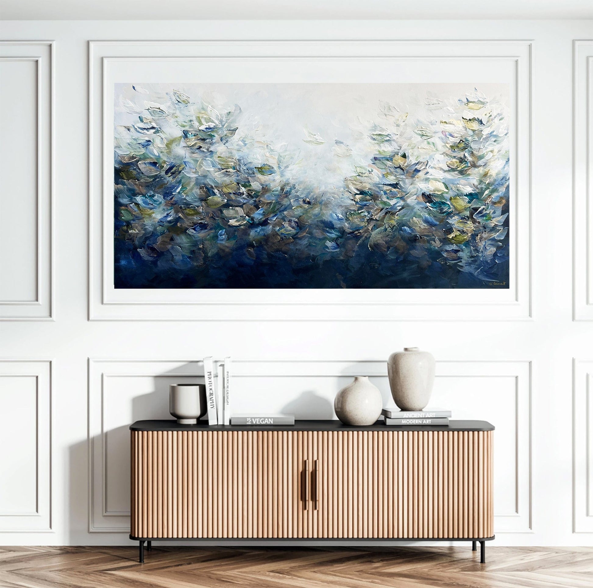 Vé Boisvert Oeuvre original - Peinture 32x60 Soul Of The Sea