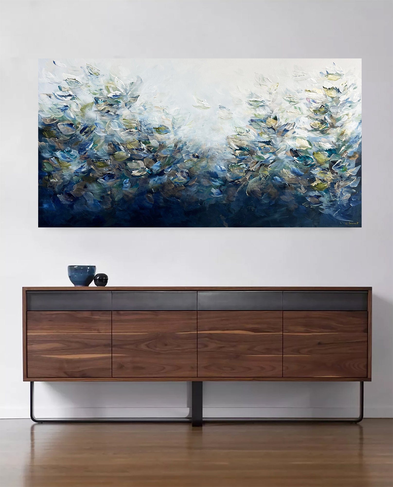 Vé Boisvert Oeuvre original - Peinture 32x60 Soul Of The Sea