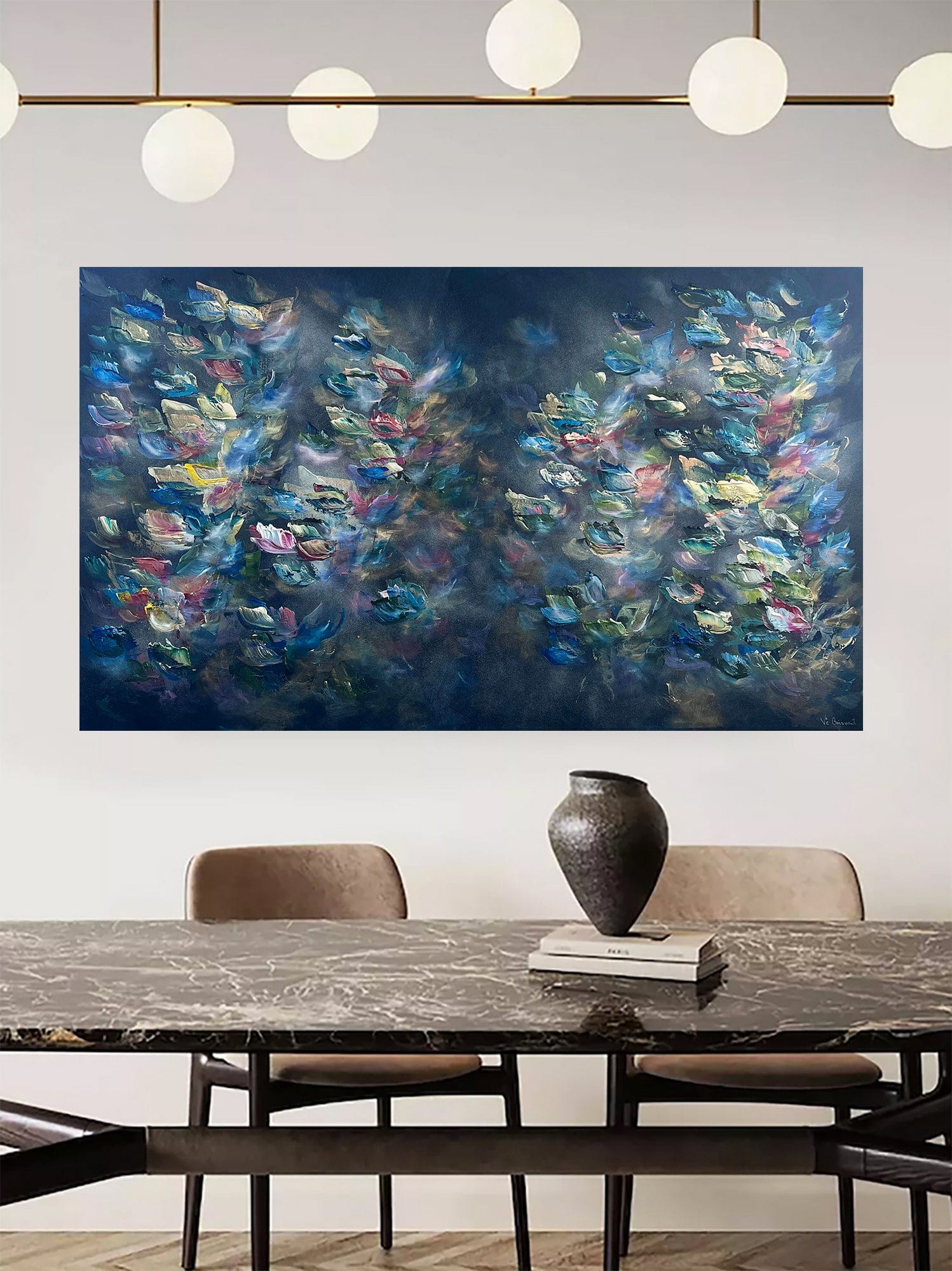 Vé Boisvert Oeuvre original - Peinture 36x60 Sparkling Life