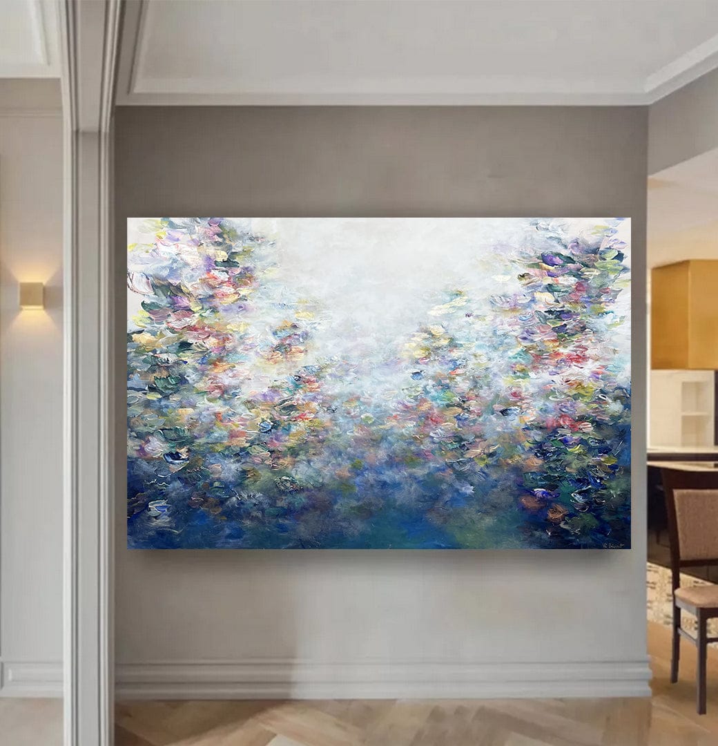 Vé Boisvert Oeuvre original - Peinture 40x60 Vie Aquatique