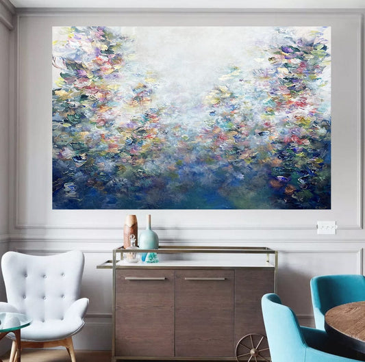 Vé Boisvert Oeuvre original - Peinture 40x60 Vie Aquatique