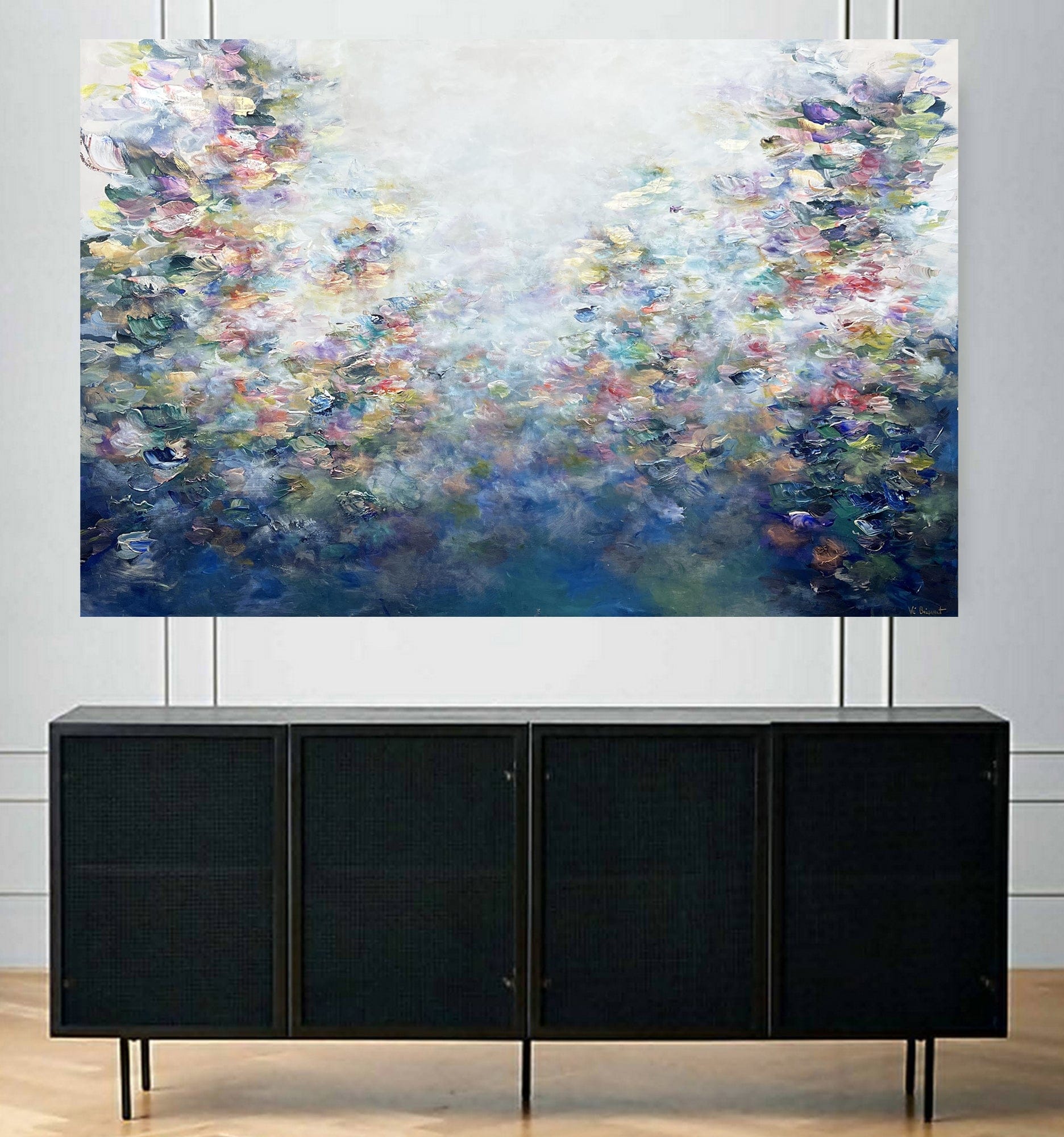 Vé Boisvert Oeuvre original - Peinture 40x60 Vie Aquatique