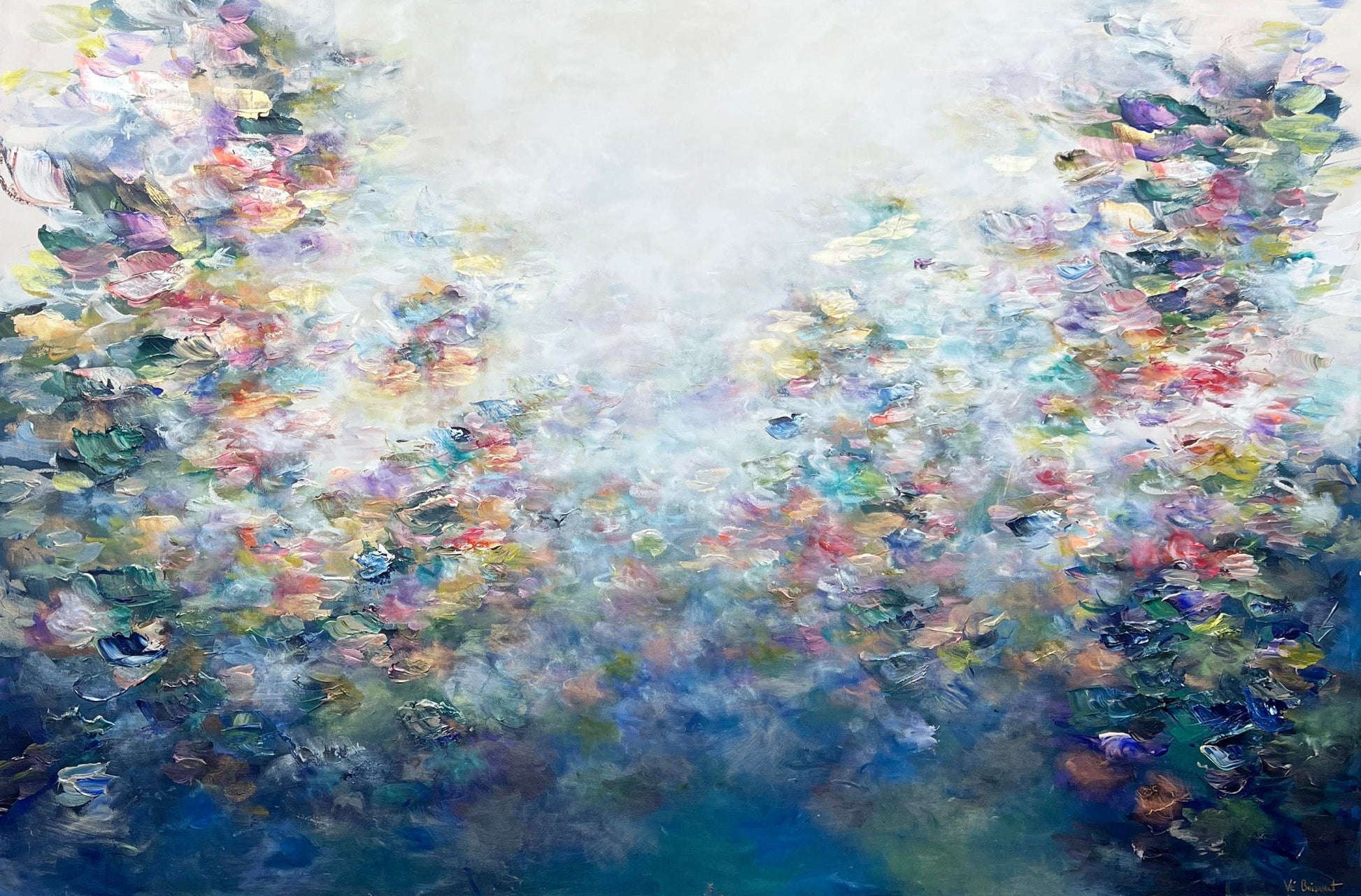 Vé Boisvert Oeuvre original - Peinture 40x60 Vie Aquatique