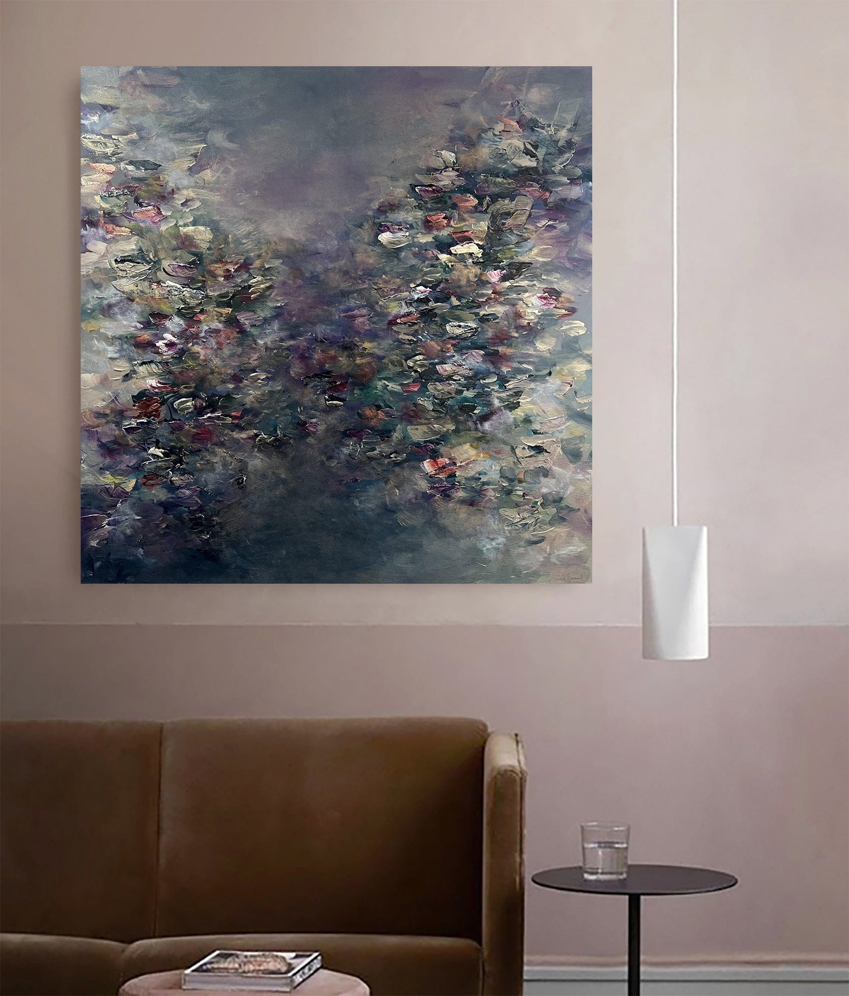 Vé Boisvert Oeuvre original - Peinture 40x40 Vie contemplative