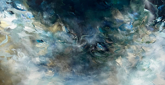 Vé Boisvert Oeuvre original - Peinture 32x60 Vivre simplement