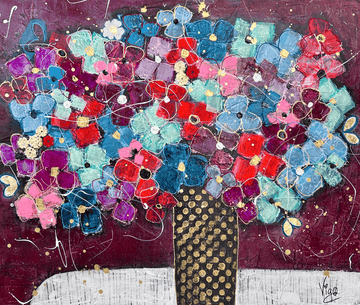 Vigo Oeuvre original - Peinture 36x40 A Little French Song