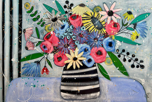 Vigo Oeuvre original - Peinture 40x60 Et si