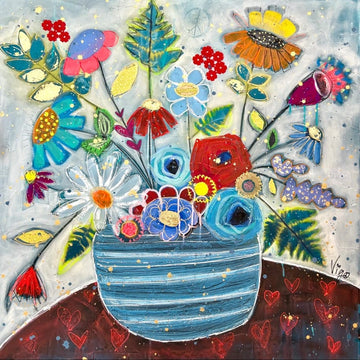 Vigo Oeuvre original - Peinture 36x36 La beauté du monde