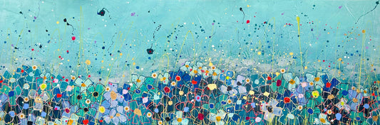 Vigo Oeuvre original - Peinture 24x72 La valse