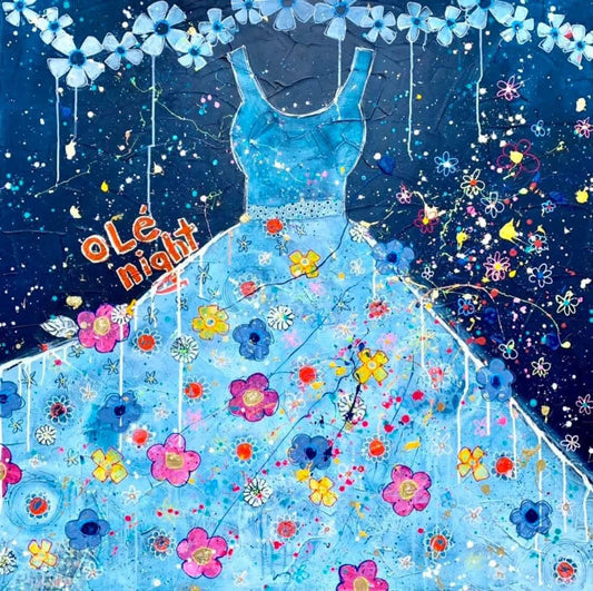 Vigo Oeuvre original - Peinture 48x48 Olé